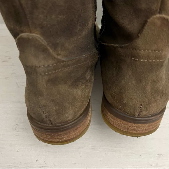 Born Albi Distressed Tall Zip Suede Boot Size 7 - Picture 9 of 16